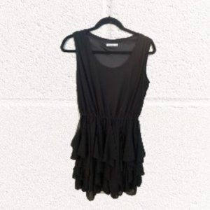 Black Ruffle Dress
